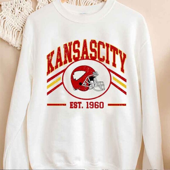 Sweatshirt Kansas City Football Est 1960 Sweatshirt 05 - Picture 1 of 5